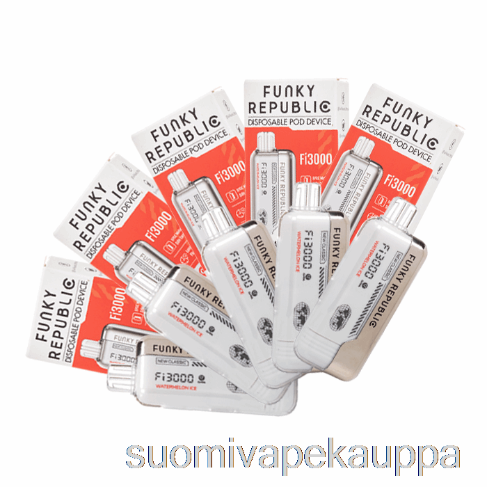 Vape Nesteet [10 Kpl] Funky Republic Fi3000 Kertakäyttöinen